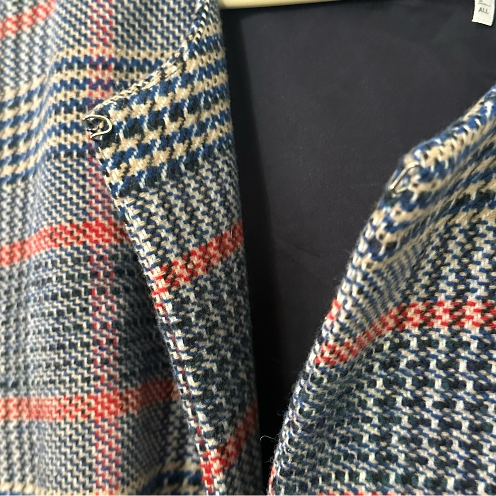 Andersen & Lauth plaid poncho - Picture 4 of 5